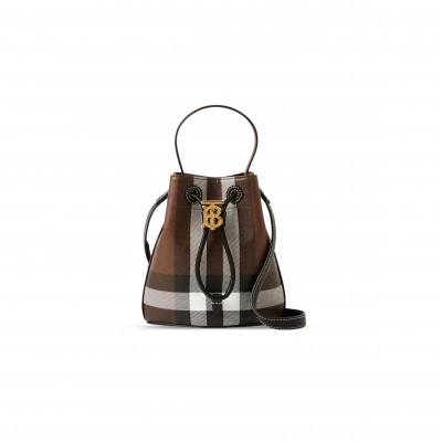 BURBERRY TB MINI BUCKET BAG 80662131 (18.5*16.5*11cm)